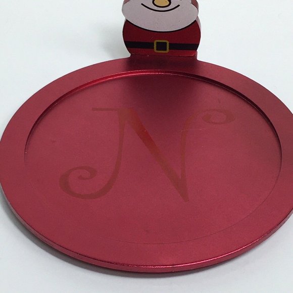 Christmas NOEL Decorative Stacking Drink Coasters Santa Tree Reindeer Tree Metal - Picture 7 of 12